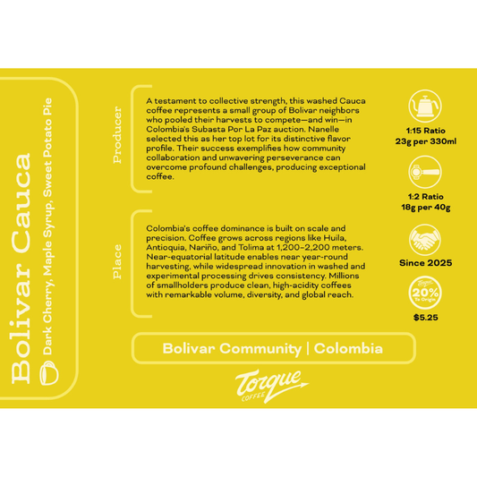 Bolivar Cauca - Auction Lot, Colombia