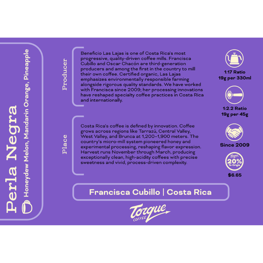 Perla Negra - Francisca Cubillo, Costa Rica