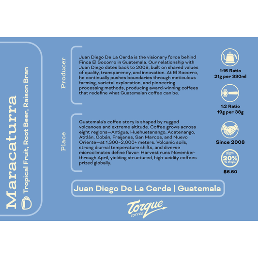 Maracaturra - Juan Diego De La Cerda, Guatemala