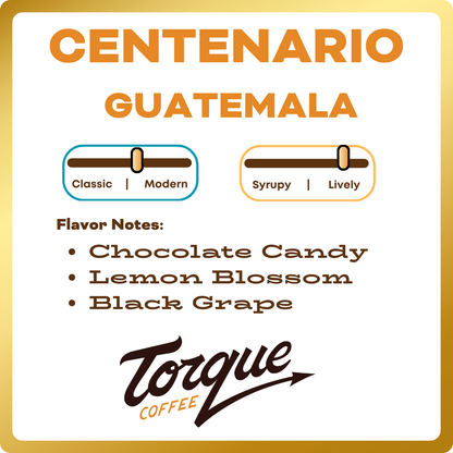 Centenario - Edwin Martinez,  Guatemala - Torque Coffees - 