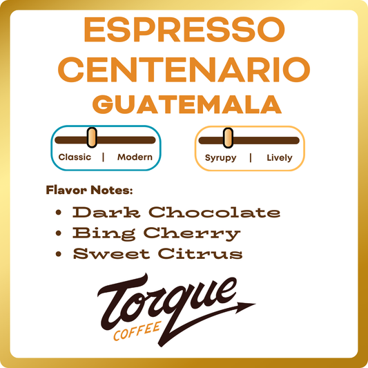 Espresso Centenario - Edwin Martinez,  Guatemala - Torque Coffees - 