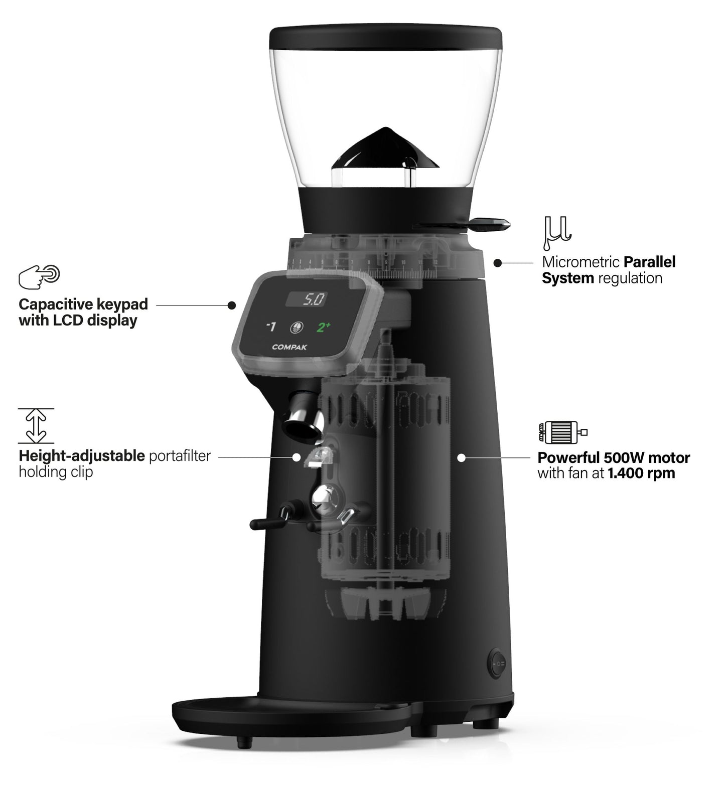 Compak i3Pro On Demand Espresso Grinder