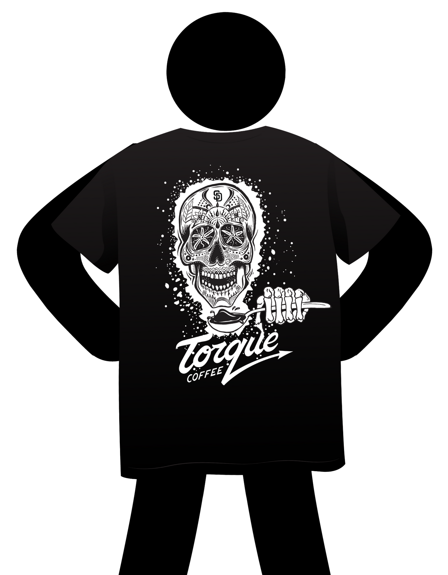 SD Drip Coffee Skull T-shirt - Torque Coffees - Merch