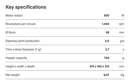 Compak i3Pro On Demand Espresso Grinder