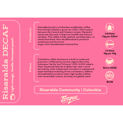 Risaralda - Decaf Colombia