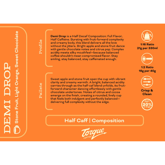 Demi Drop - Half Caffeine Blend