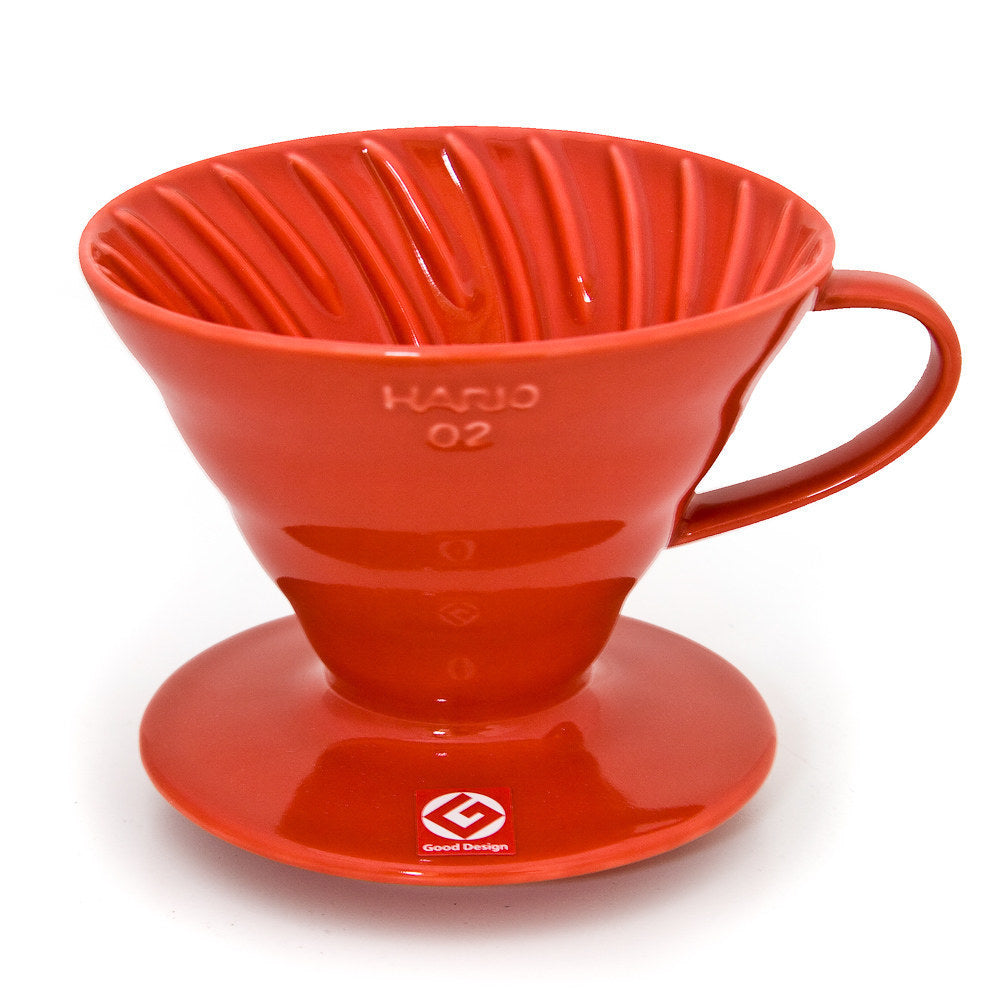 V60 Ceramic Coffee Dripper 02 - Red