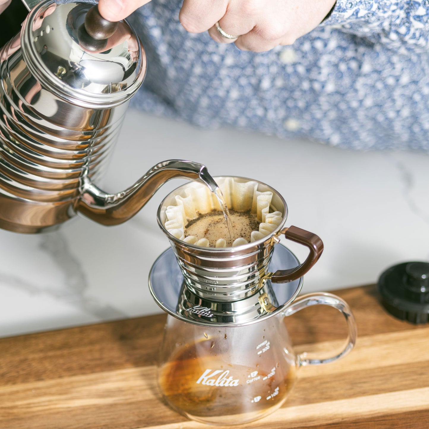 Kalita Wave 155 Stainless Steel Coffee Dripper